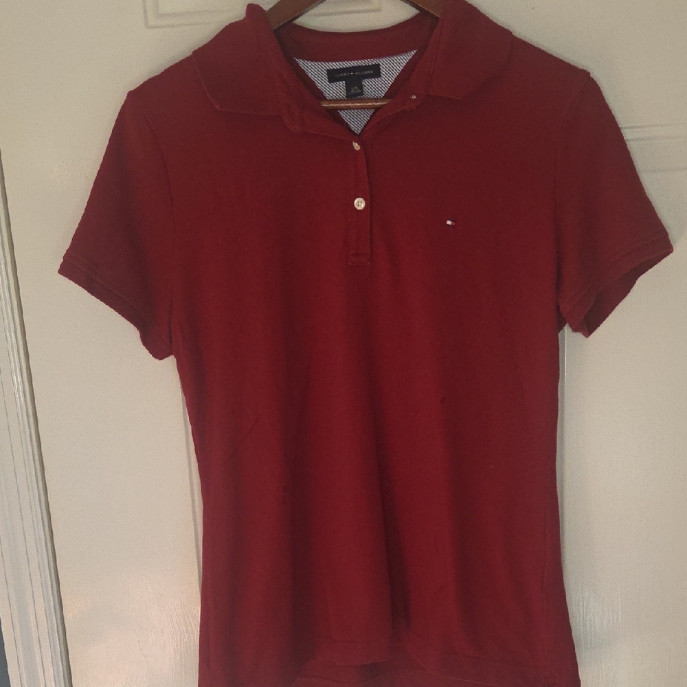 Tommy Hilfiger men's Red Polo Size L